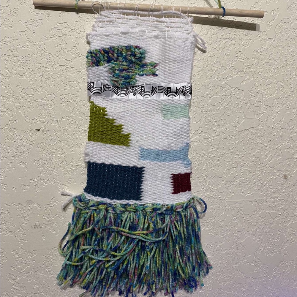 Homemade Wall hanging, patterned